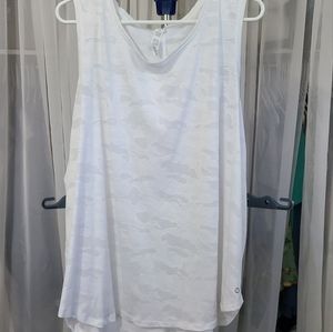 White camo tank top